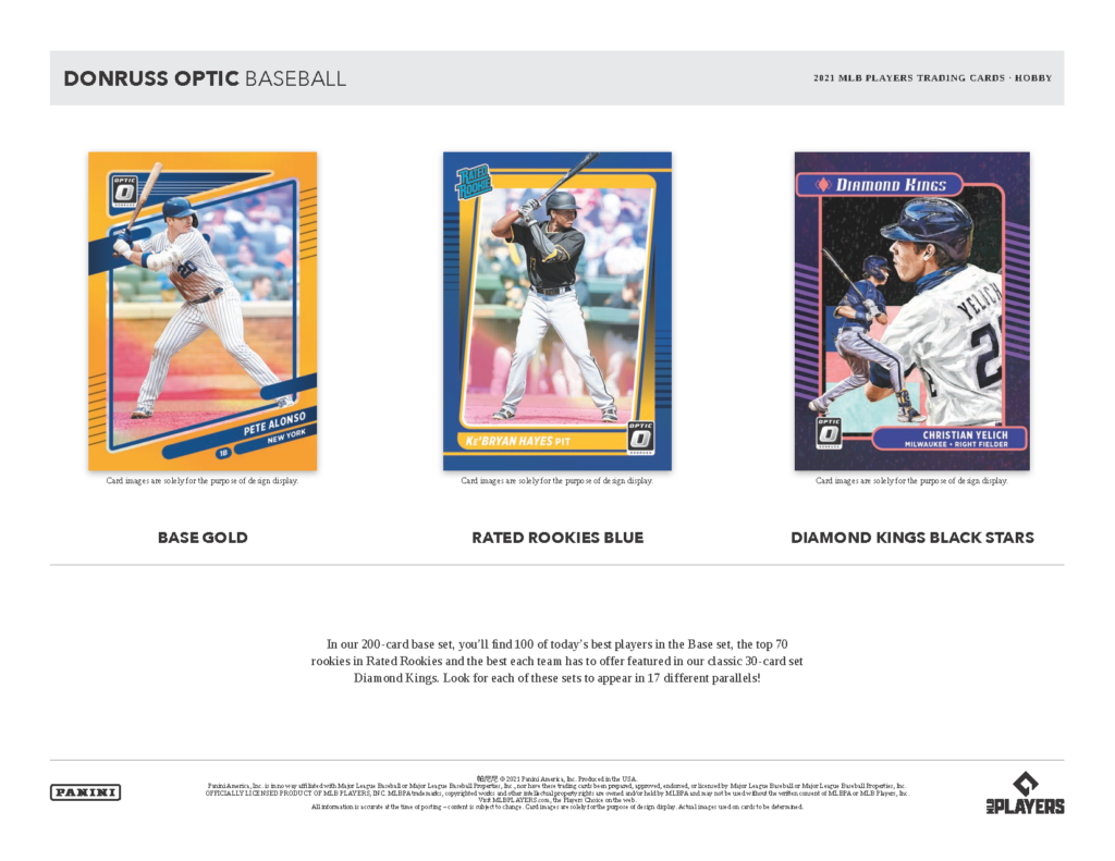 2021 Donruss Optic Baseball Page 3