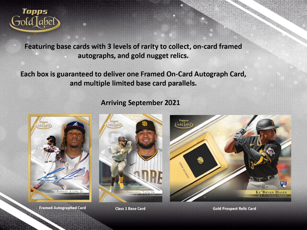 2021 Topps Gold Label Page 1